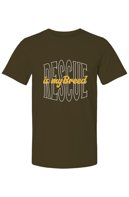 Rescue is My Breed T Shirt - FluffnCobrownxsshippingLabelt shirt