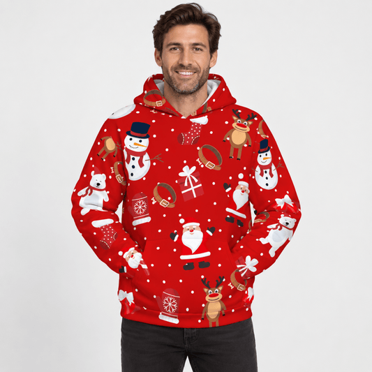 Santa Claus Christmas Human Hoodie - FluffnCoGreyS
