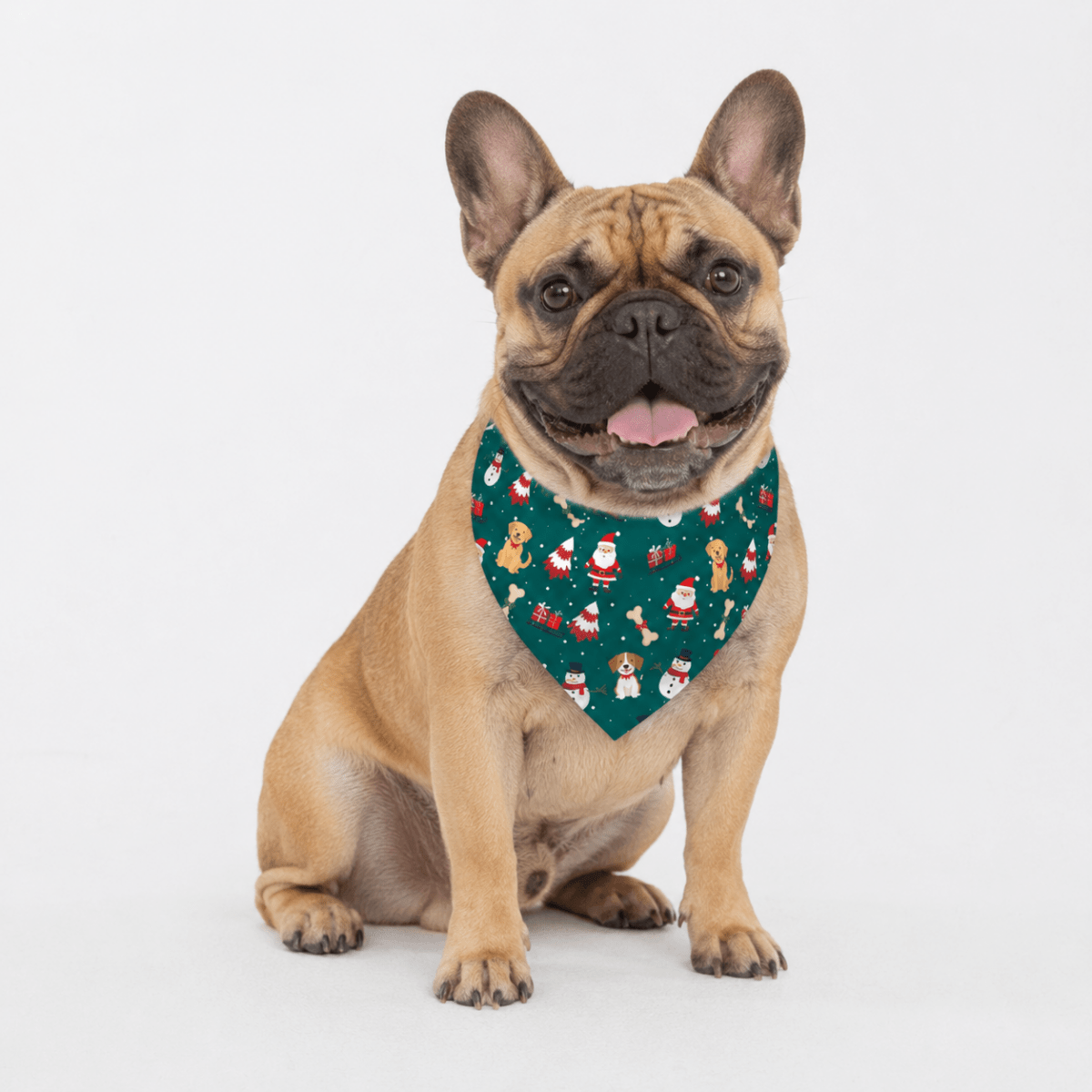 Santa's Helper Holiday Pet Bandana - FluffnCoL