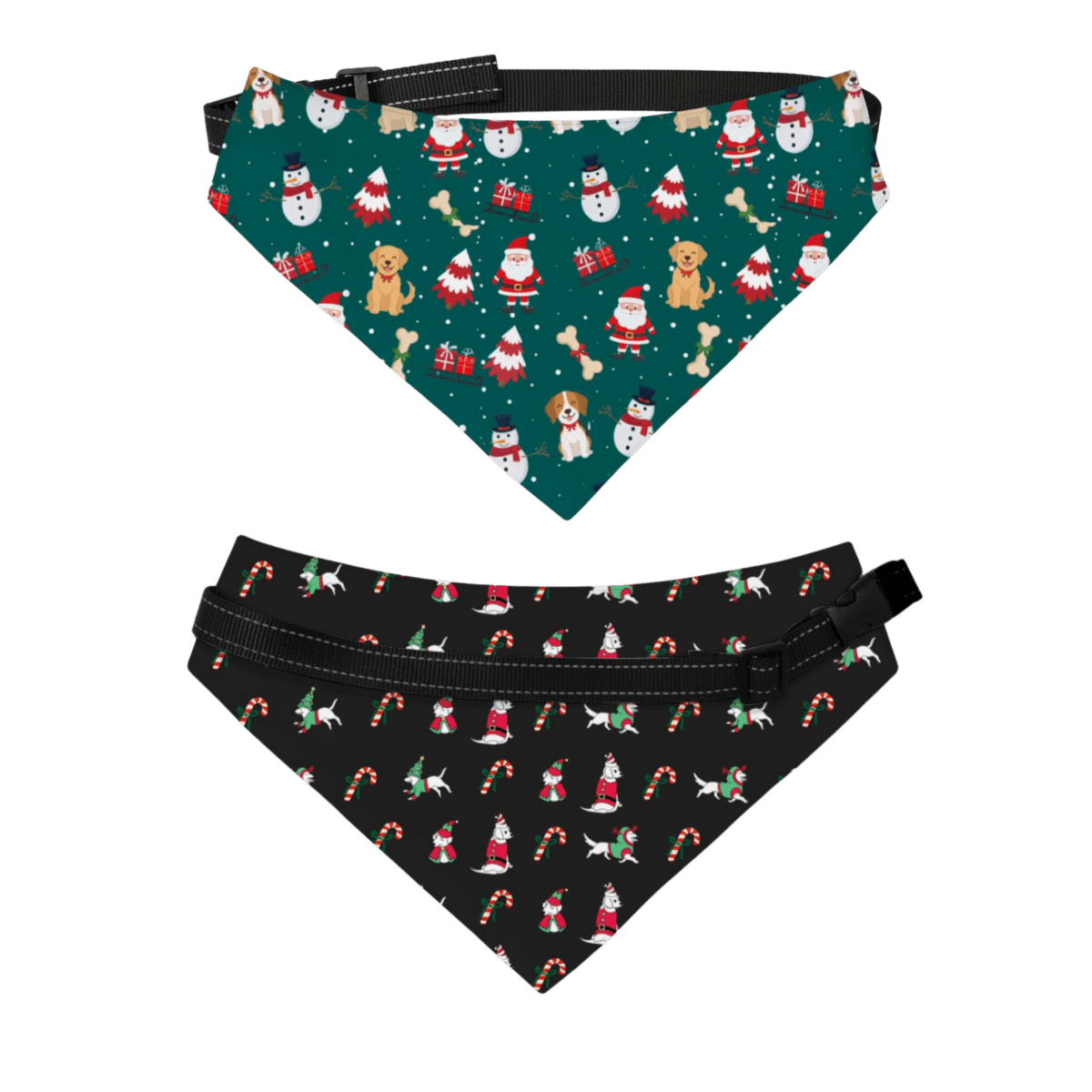 Santa's Helper Holiday Pet Bandana - FluffnCoL