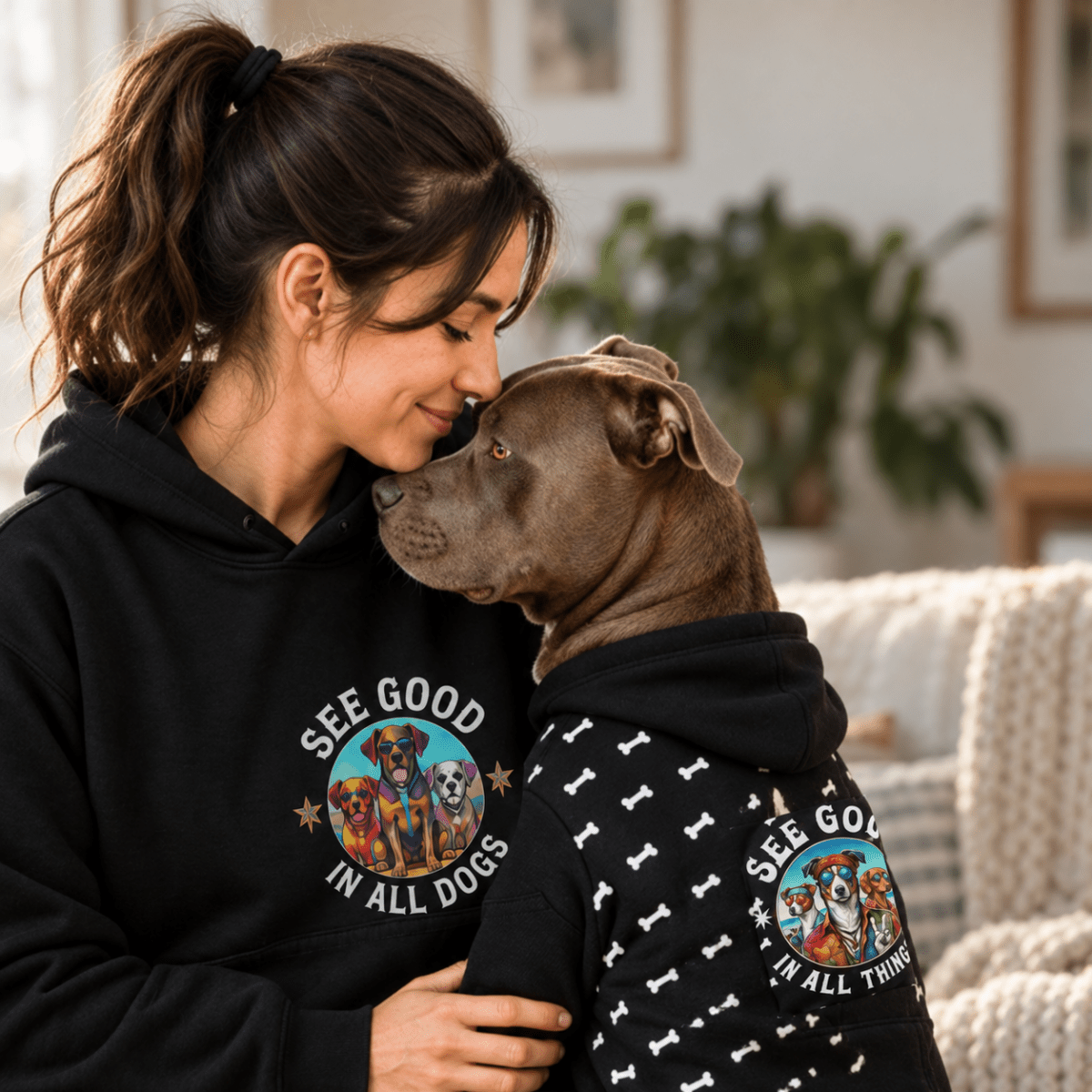 See Good In All Dogs Human Hoodie - FluffnCoBlue MagicxsAddonhuman only