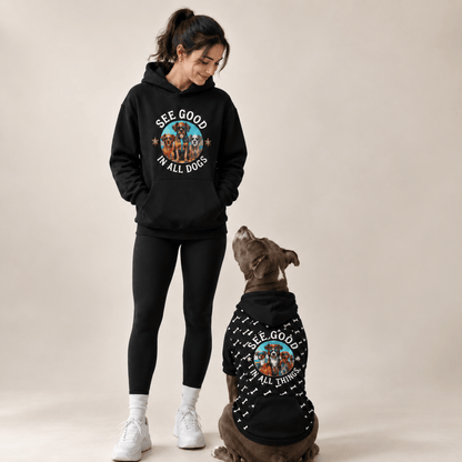 See Good In All Dogs Human Hoodie - FluffnCoBlue MagicxsAddonhuman only