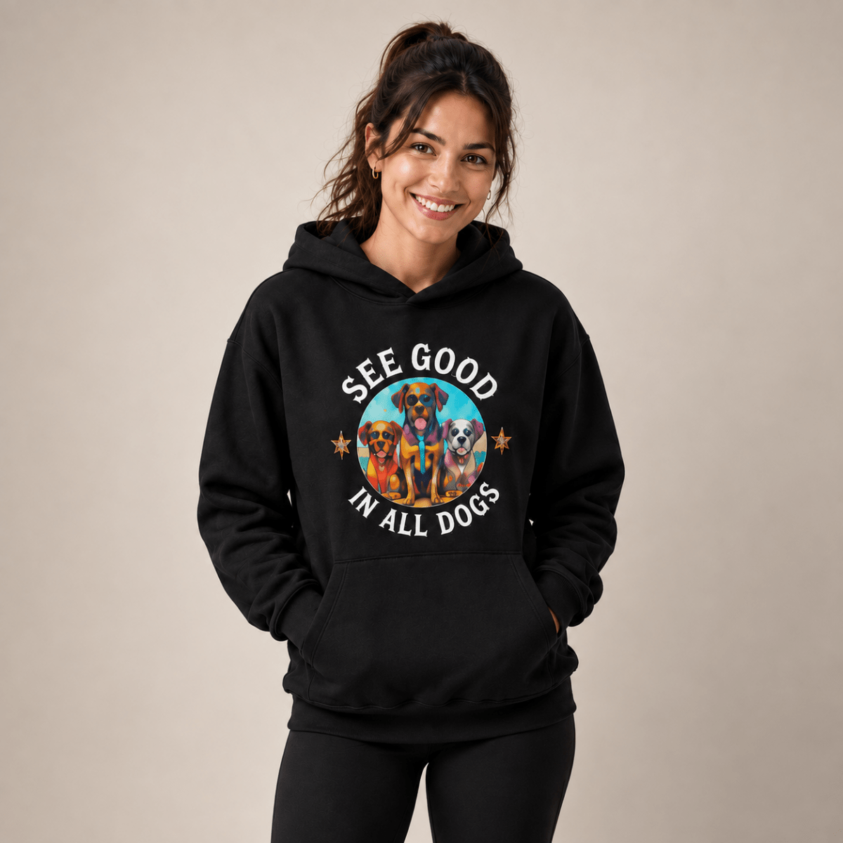 See Good In All Dogs Human Hoodie - FluffnCoBlue MagicxsAddonhuman only