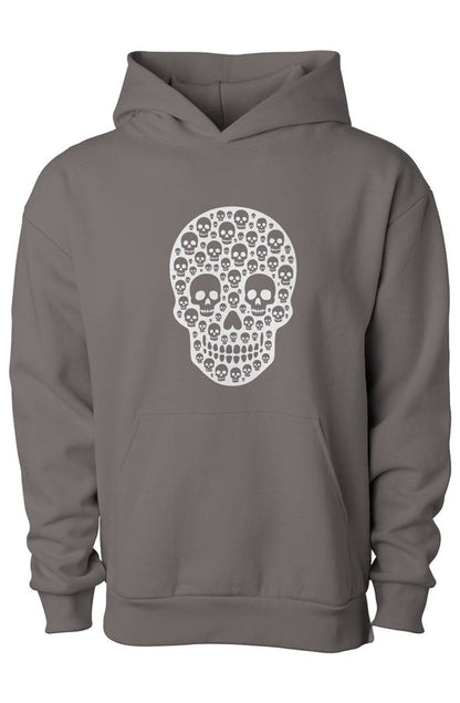 Skull Matching Pet & Owner Hoodie Set - FluffnCoPigment BlackxsSmatchingset