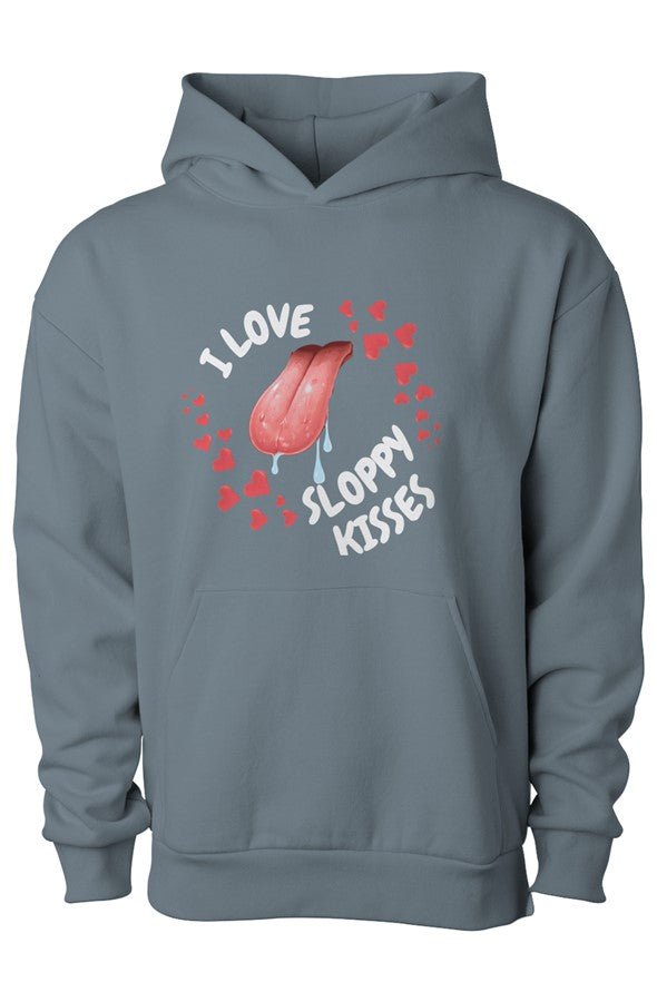 Sloppy Kisses Matching Dog & Owner Hoodie Set - FluffnCoSBlue Magicxsmatchingset