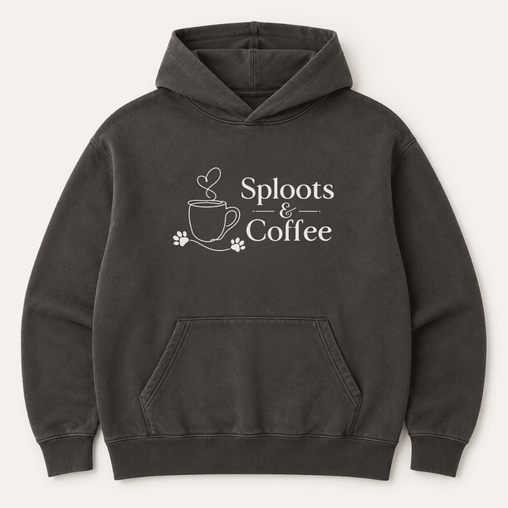 Sploots & Coffee Human Hoodie - FluffnCoolivexshuman only