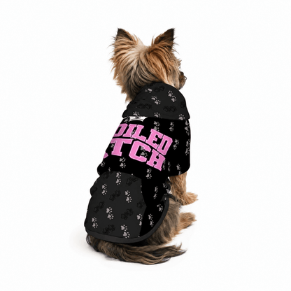 Spoiled Bitch Pet and Owner Matching Hoodie Set - FluffnCoGrey HeatherxsS