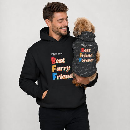 With my BFF Pet and Owner Hoodie Set