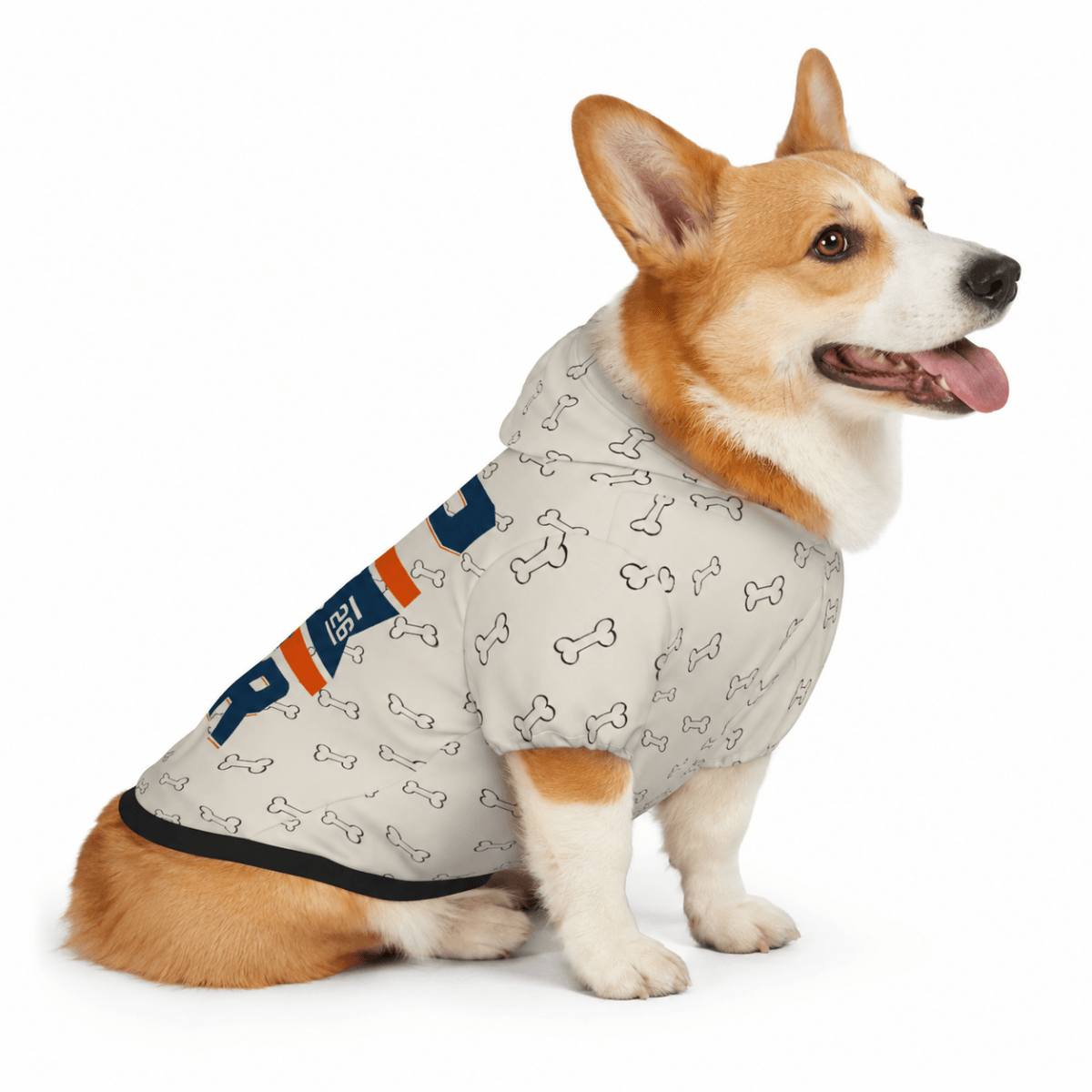 Team Corgi Pet and Owner Hoodie Set - FluffnCoGrey HeatherxsS