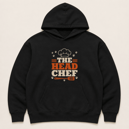 The Head Chef Human Hoodie - FluffnCoPigment Blackxshuman only