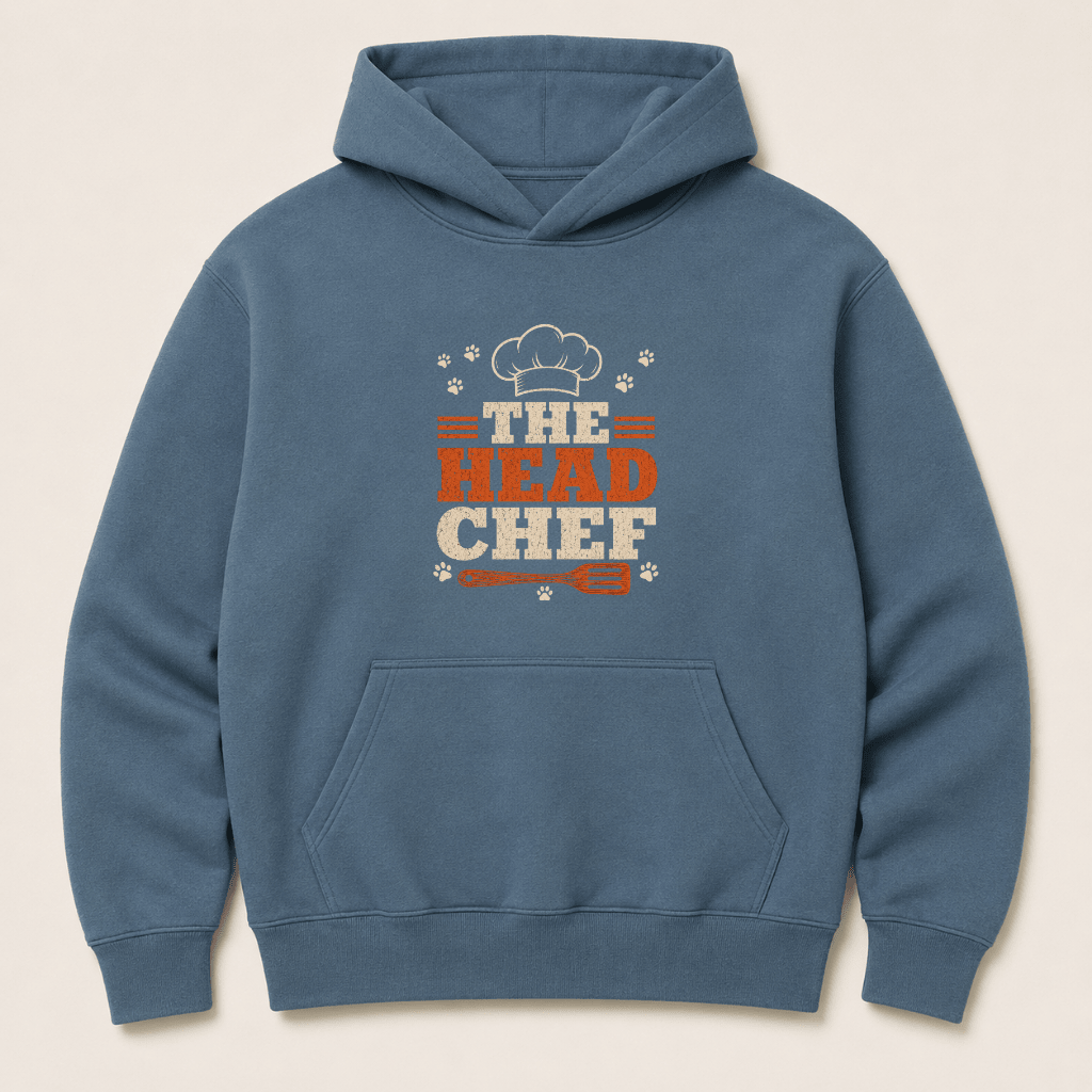 The Head Chef Human Hoodie - FluffnCoPigment Blackxshuman only
