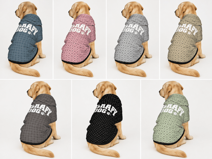 Therapy Dog Pet Hoodie - FluffnCoBlackSAddonsoft