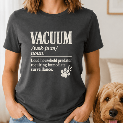 Vacuum Pawtionary T Shirt - FluffnCoashxs