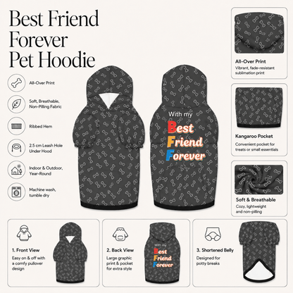 With my BFF Pet and Owner Hoodie Set - FluffnCoSBluexscats